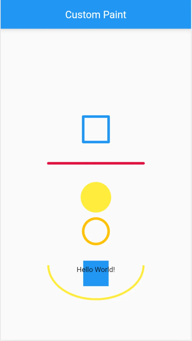custom paint in flutter