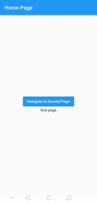 navigating screen flutter