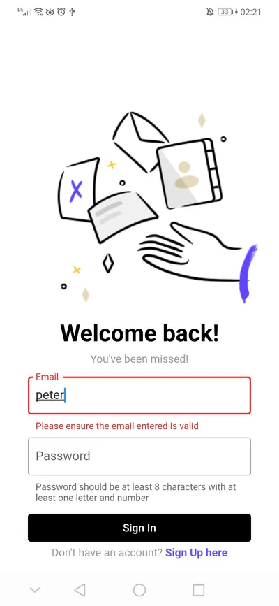validation bloc firebase