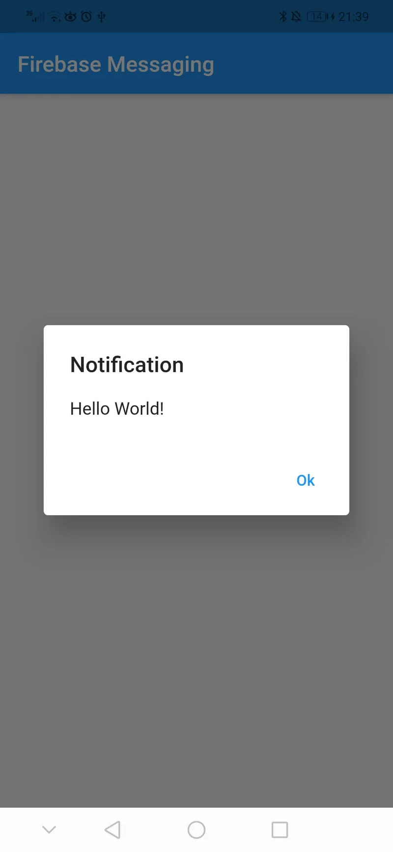 using firebase cloud messaging in flutter