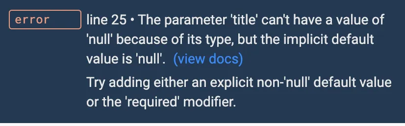 null dart flutter