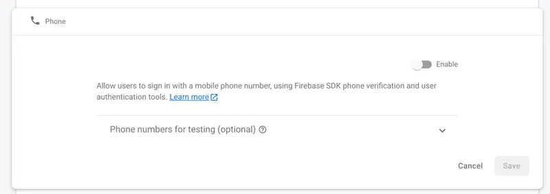 using phone authentication with firebase in flutter